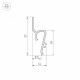 Профиль Arlight STRETCH-SHADOW-TECH-VENT-2000 BLACK (A2-DELTA) 041160