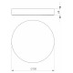 Потолочный светильник Arlight SP-FLOWER-R280-15W Day4000-MIX (BK, 110 deg, 230V, MOTION) 041487