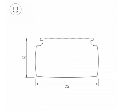 Экран Arlight SL-LINE-W20-145deg-2400 BLOCK FROST-PM 041797 Экран Arlight SL-LINE-W20-145deg-2400 BLOCK FROST-PM 041797