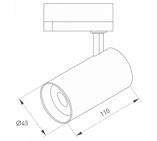 Трековый однофазный светильник Arlight LGD-SPOT-2TR-R45-7W Day4000 (BK, 24 deg, 230V) 042540 Трековый однофазный светильник Arlight LGD-SPOT-2TR-R45-7W Day4000 (BK, 24 deg, 230V) 042540