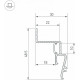 Профиль Arlight STRETCH-SHADOW-2000 WHITE (A2-CONTOUR-PRO) 042559