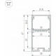 Профиль Arlight LINE-S-3667-3000 BLACK 042903