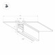 Шинопровод встраиваемый Arlight MAG-MICROCOSM-TRACK-5015-FDW-2000 (BK) 043051