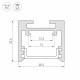 Профиль Arlight SL-LINE-2522-2500 WHITE 043110
