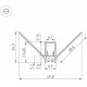 Алюминиевый профиль Arlight DECORE-S6-EXT-COMFORT-2000 ANOD внешний 043162