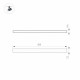 Трековый магнитный светильник Arlight MAG-MICROCOSM-STRIP-L300-5W Warm3000 (BK, 100 deg, 24V) 043265