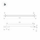 Трековый магнитный светильник Arlight MAG-MICROCOSM-FLAT-L300-8W Warm3000 (BK, 100 deg, 24V) 043271