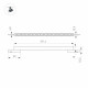 Трековый магнитный светильник Arlight MAG-MICROCOSM-LASER-L300-15W Warm3000 (BK, 30 deg, 24V) 043275