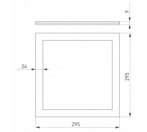 Светодиодная панель Arlight DL-INTENSO-S300x300-18W Day4000 (WH, 120 deg, CRI90, 230V) 043550 Светодиодная панель Arlight DL-INTENSO-S300x300-18W Day4000 (WH, 120 deg, CRI90, 230V) 043550