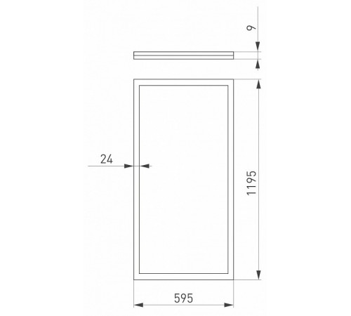Светодиодная панель Arlight DL-INTENSO-S600x1200-60W Day4000 (WH, 120 deg, CRI90, 230V) 043580