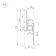 Алюминиевый профиль Arlight PLINTUS-FANTOM-BENT-H20-SIDE-2000 WHITE 043674(1)