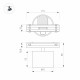 Трековый магнитный светильник Arlight MAG-VIBE-POINT-R75-10W Day4000 (BK, 24 deg, 48V) 044170