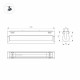 Трековый магнитный светильник Arlight MAG-VIBE-LASER-TURN-L209-12W Day4000-MIX (BK, 24 deg, 48V, TUYA Zigbee) 044177