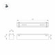 Трековый магнитный светильник Arlight MAG-VIBE-LASER-L197-12W Day4000-MIX (BK, 24 deg, 48V, TUYA Zigbee) 044189
