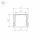 Алюминиевый профиль Arlight LINE-1715-2000 WHITE 044259(1)