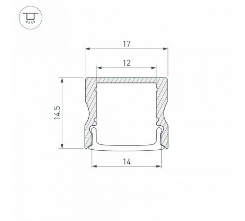 Алюминиевый профиль Arlight LINE-1715-2000 WHITE 044259(1) Алюминиевый профиль Arlight LINE-1715-2000 WHITE 044259(1)