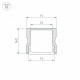Алюминиевый профиль Arlight LINE-1715-2000 WHITE 044259(1)
