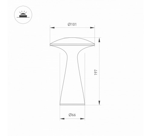 Уличная настольная лампа Arlight SP-COLLADA-TAB-1.5W Warm3000-MIX (RD, 123 deg) 044361 Уличная настольная лампа Arlight SP-COLLADA-TAB-1.5W Warm3000-MIX (RD, 123 deg) 044361