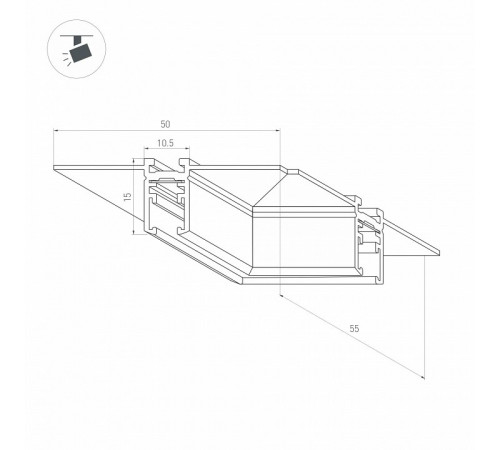 Коннектор угловой Arlight MAG-MICROCOSM-CON-FDW-L90 044524 Коннектор угловой Arlight MAG-MICROCOSM-CON-FDW-L90 044524