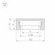 Алюминиевый профиль Arlight MIC-M-2000 WHITE 044543
