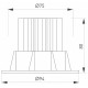 Встраиваемый светильник Arlight MS-ATOLL-BUILT-TURN-R94-10W Warm3000 (WH, 60 deg, 230V) 044603