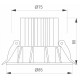 Встраиваемый светильник Arlight MS-ATOLL-BUILT-R86-10W Day4000 (BK, 36 deg, 230V) 044614
