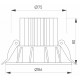 Встраиваемый светильник Arlight MS-FOGGY-BUILT-R86-10W Day4000 (BK, 60 deg, 230V) 044626