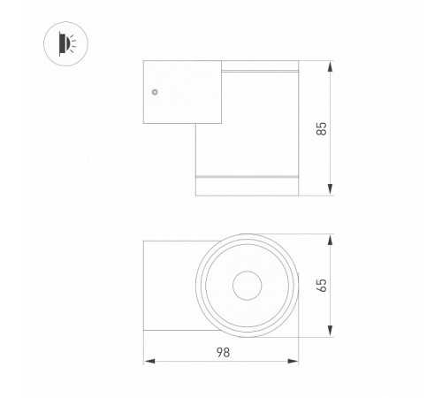 Уличный настенный светильник Arlight LGD-RAY-WALL-R65-9W Day4000 (GR, 23 deg, 230V) 044852 Уличный настенный светильник Arlight LGD-RAY-WALL-R65-9W Day4000 (GR, 23 deg, 230V) 044852