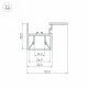 Алюминиевый профиль Arlight FOLED-CEIL-SIDE-3000 044856