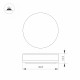 Накладка Arlight ART-DECK-CAP-ROLL-R65 (SL, STEEL) 045347