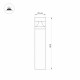 Ландшафтный светильник Arlight LGD-LANDMARK-BOLL-H800-20W Day4000-MIX 045533