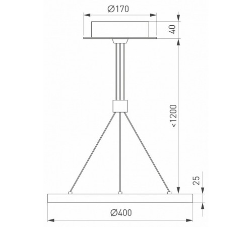 Подвесной светильник Arlight SP-CONGO-CAN-1-R400-24W Warm3000 (GD, 120 deg, 230V) 046209 Подвесной светильник Arlight SP-CONGO-CAN-1-R400-24W Warm3000 (GD, 120 deg, 230V) 046209