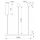 Подвесной светильник Arlight SP-CONGO-MULT-1-R800-42W Warm3000 (WH, 120 deg, 230V) 046246