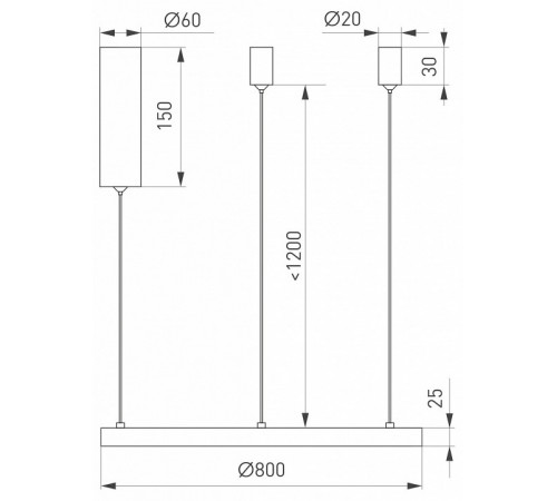 Подвесной светильник Arlight SP-CONGO-MULT-1-R800-42W Day4000 (BK, 120 deg, 230V) 046248 Подвесной светильник Arlight SP-CONGO-MULT-1-R800-42W Day4000 (BK, 120 deg, 230V) 046248