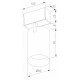 Трековый магнитный светильник Arlight MAG-SPOT-25-R90-9W Warm3000 (BK, 30 deg, 24V, DALI) 046310