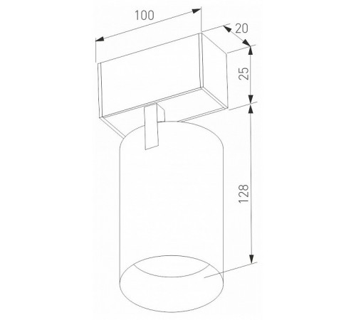 Трековый магнитный светильник Arlight MAG-SPOT-25-R120-12W Day4000 (BK, 30 deg, 24V, DALI) 046320