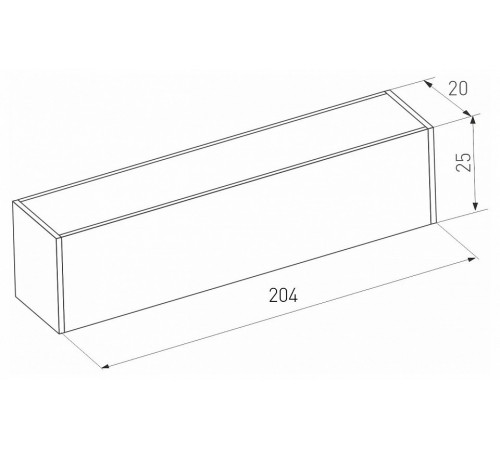 Трековый магнитный светильник Arlight MAG-FLAT-25-L200-6W Warm3000 (BK, 100 deg, 24V, DALI) 046332 Трековый магнитный светильник Arlight MAG-FLAT-25-L200-6W Warm3000 (BK, 100 deg, 24V, DALI) 046332
