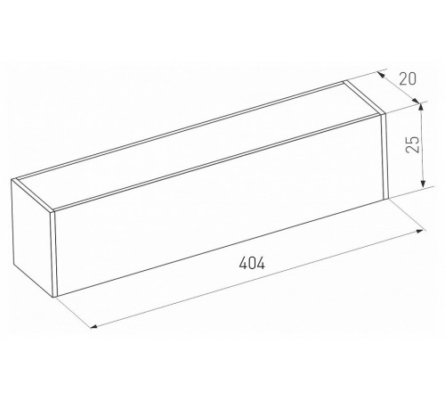 Трековый магнитный светильник Arlight MAG-FLAT-25-L400-12W Warm3000 (BK, 100 deg, 24V, DALI) 046333