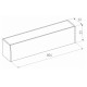 Трековый магнитный светильник Arlight MAG-FLAT-25-L600-18W Warm3000 (BK, 100 deg, 24V, DALI) 046335