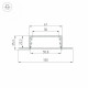 Профиль Arlight LINIA60-FANTOM-3000 ANOD 046410