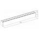 Трековый магнитный светильник Arlight MAG-LASER-45-L320-12W Day4000 (BK, 15 deg, 24V, DALI) 046525
