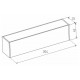 Трековый магнитный светильник Arlight MAG-FLAT-45-L205-6W Warm3000 (BK, 100 deg, 24V, DALI) 046576
