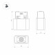 Трековый магнитный светильник Arlight MAG-ORIENT-BABY-S36x21-2W Day4000 (BK, 24 deg, 48V) 046622