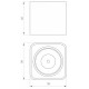 Накладной светильник Arlight SP-DICE-S78x78-10W Day4000 (BK, 24 deg, 230V) 046631