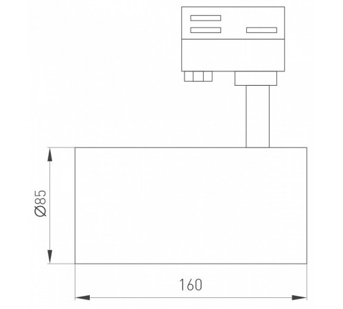 Трековый трехфазный светильник Arlight LGD-CALIPSO-4TR-R85-10W Day4000-MIX 046741 Трековый трехфазный светильник Arlight LGD-CALIPSO-4TR-R85-10W Day4000-MIX 046741