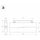 Трековый магнитный светильники Arlight MAG-ORIENT-DOTS-FOLD-S230-12W Day4000-MIX 047139