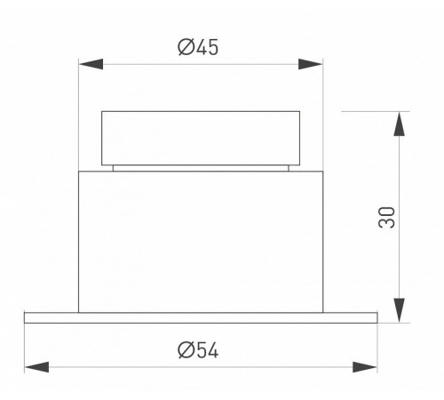Встраиваемый светильник Arlight MS-GLORY-BUILT-R54-5W Warm3000 (NI, 60 deg, 230V) 047291