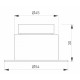 Встраиваемый светильник Arlight MS-GLORY-BUILT-R54-5W Warm3000 (NI, 60 deg, 230V) 047291