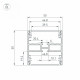 Алюминиевый профиль Arlight LINE-5050-DUAL-3000 ANOD 047486