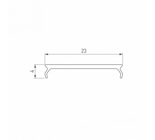 Экран Arlight MAT-L-BLACK-3000 черный для PLS-LOCK 047720